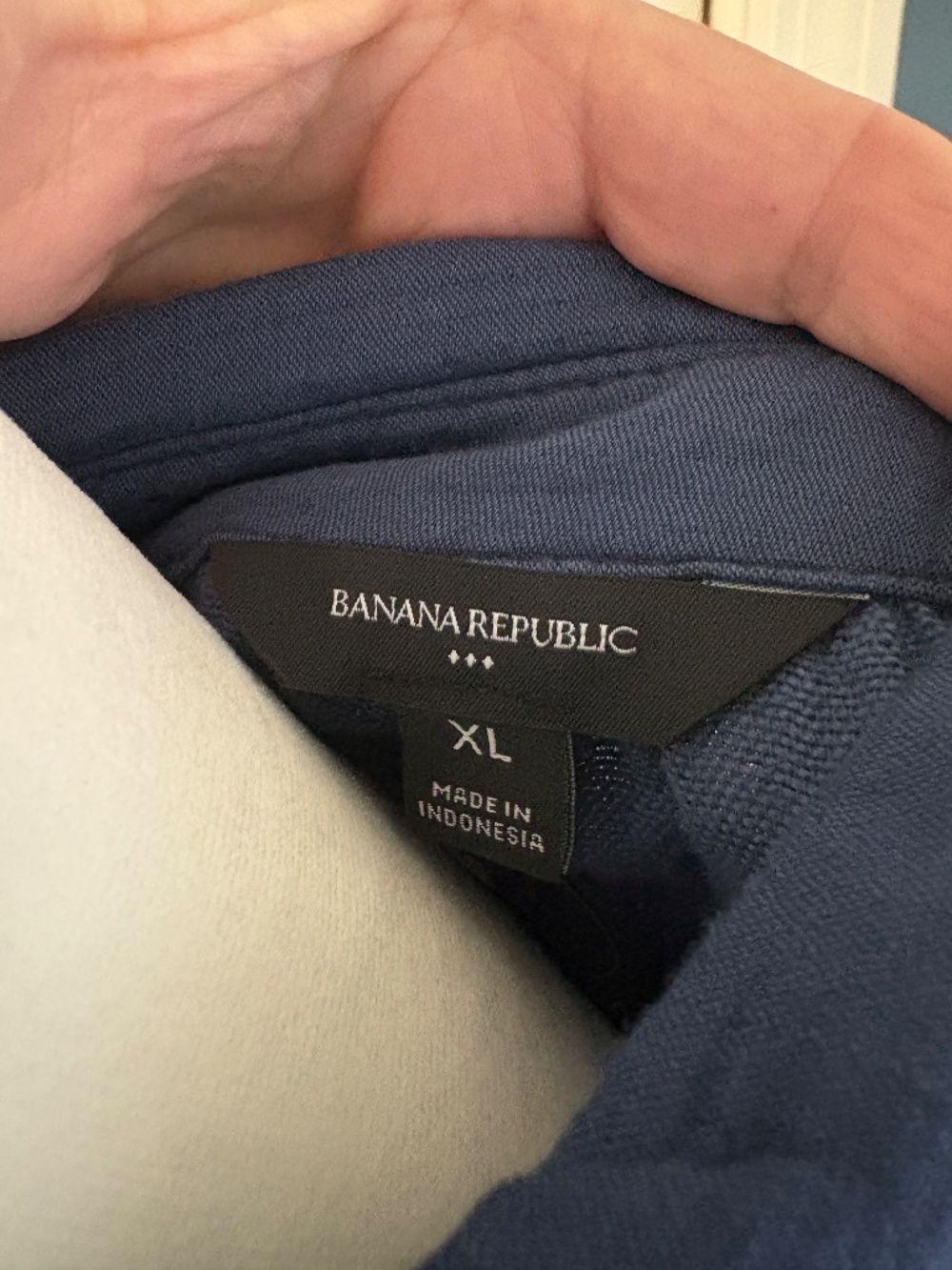 NWT Banana Republic Navy Gauze Dress / Size XL - Picture 5 of 8